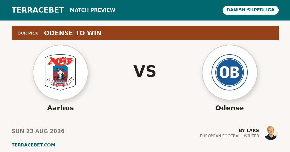 Aarhus vs Odense preview by Lars for TerraceBet