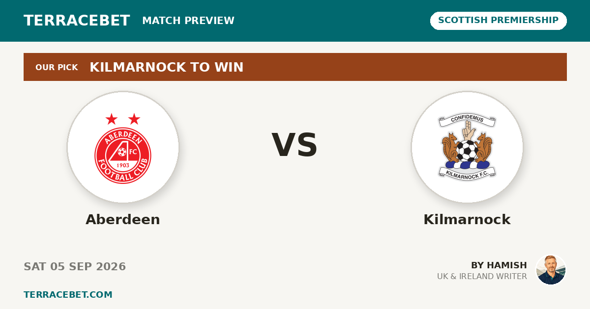 Aberdeen vs Kilmarnock preview by Hamish for TerraceBet