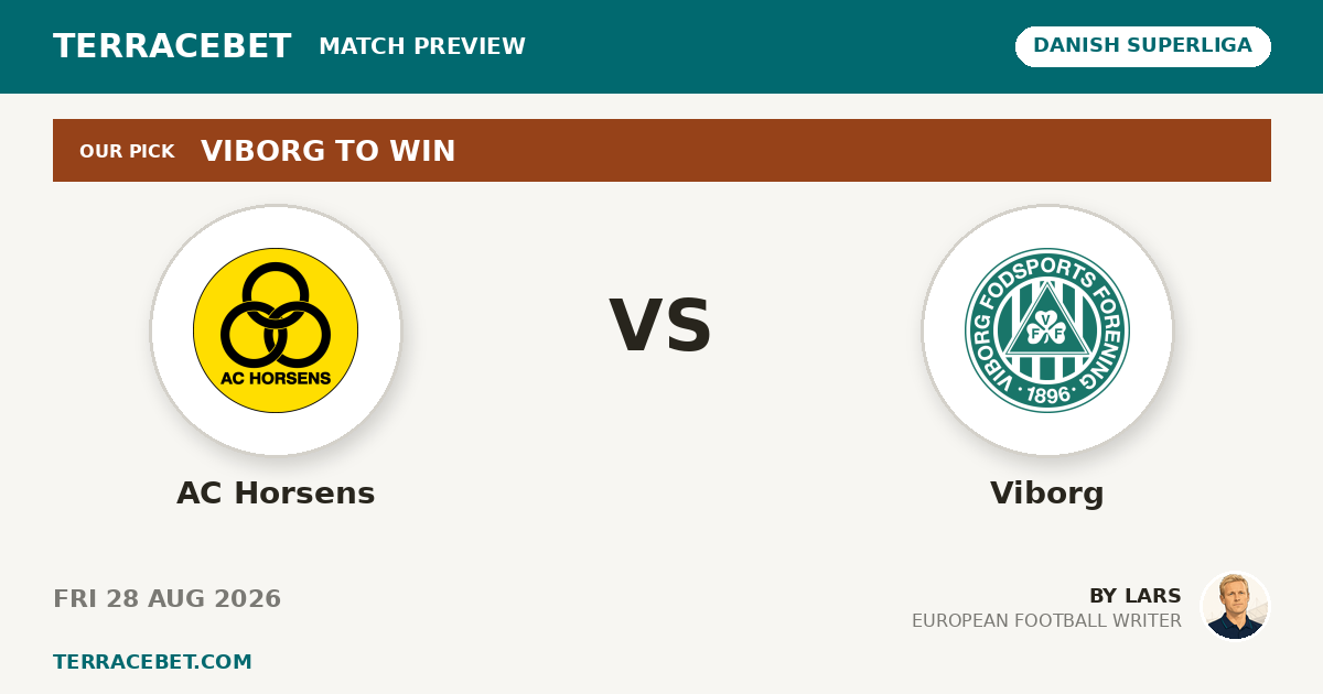 AC Horsens vs Viborg preview by Lars for TerraceBet