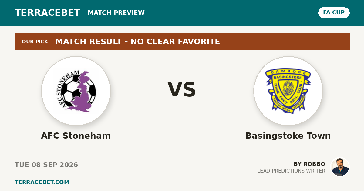 AFC Stoneham vs Basingstoke Town preview by Robbo for TerraceBet