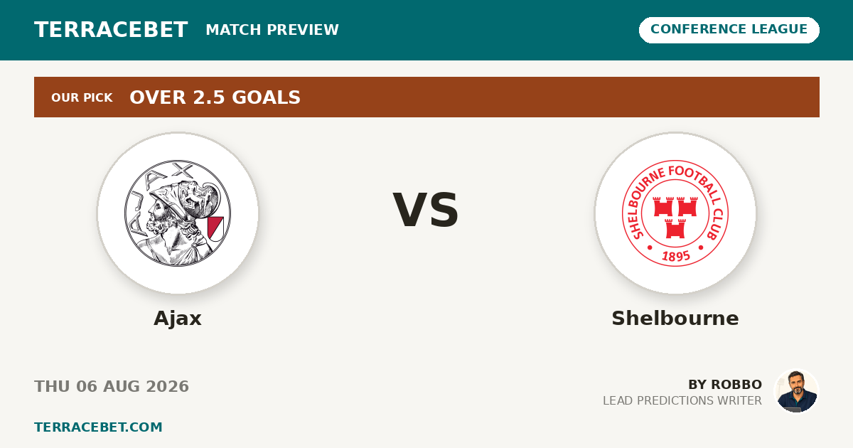 Ajax vs Shelbourne preview by Robbo for TerraceBet