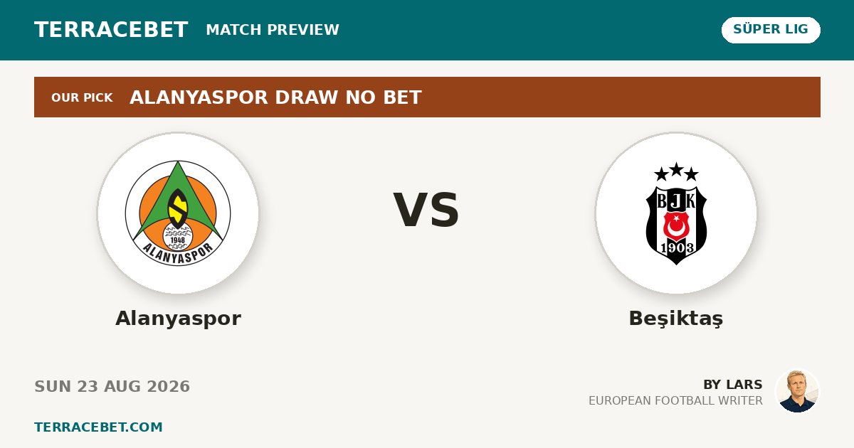 Alanyaspor vs Beşiktaş preview by Lars for TerraceBet