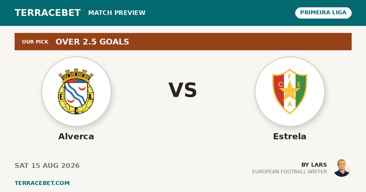 Alverca vs Estrela preview by Lars for TerraceBet