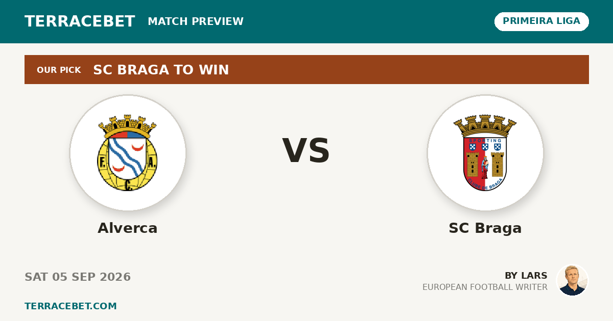 Alverca vs SC Braga preview by Lars for TerraceBet