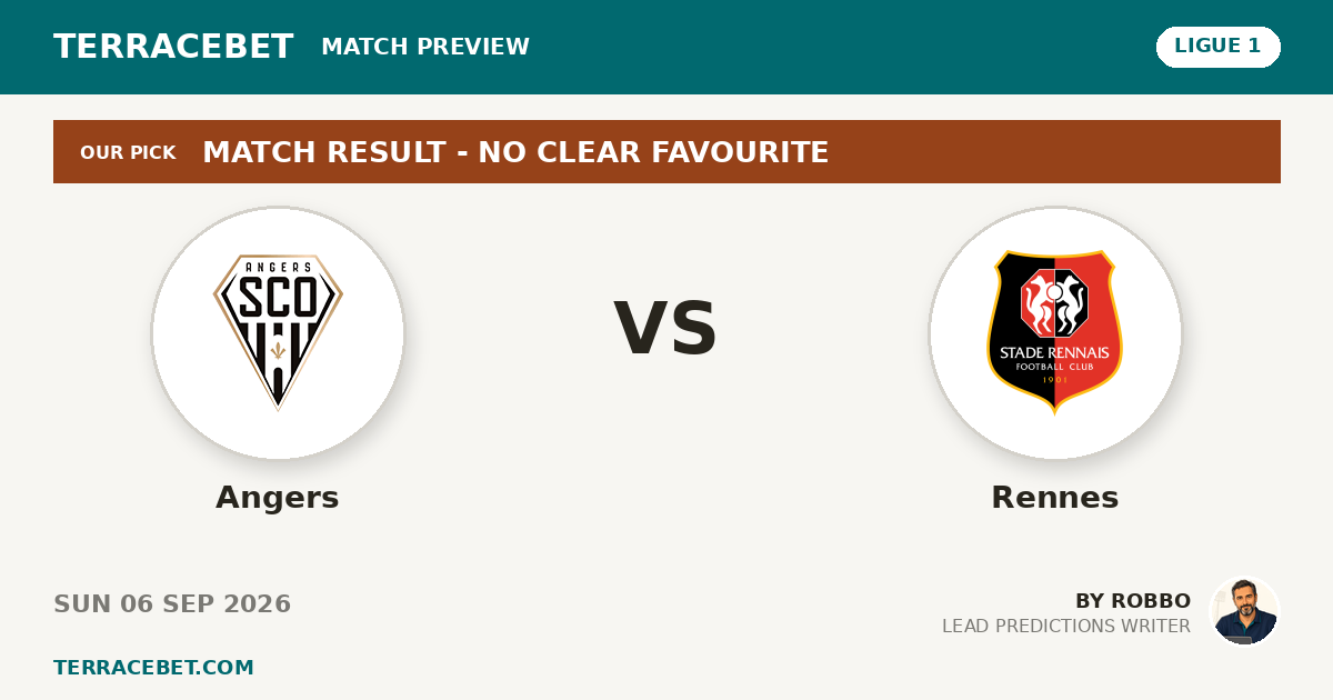Angers vs Rennes preview by Robbo for TerraceBet