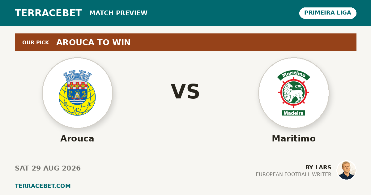 Arouca vs Maritimo preview by Lars for TerraceBet