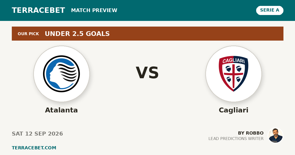 Atalanta vs Cagliari preview by Robbo for TerraceBet