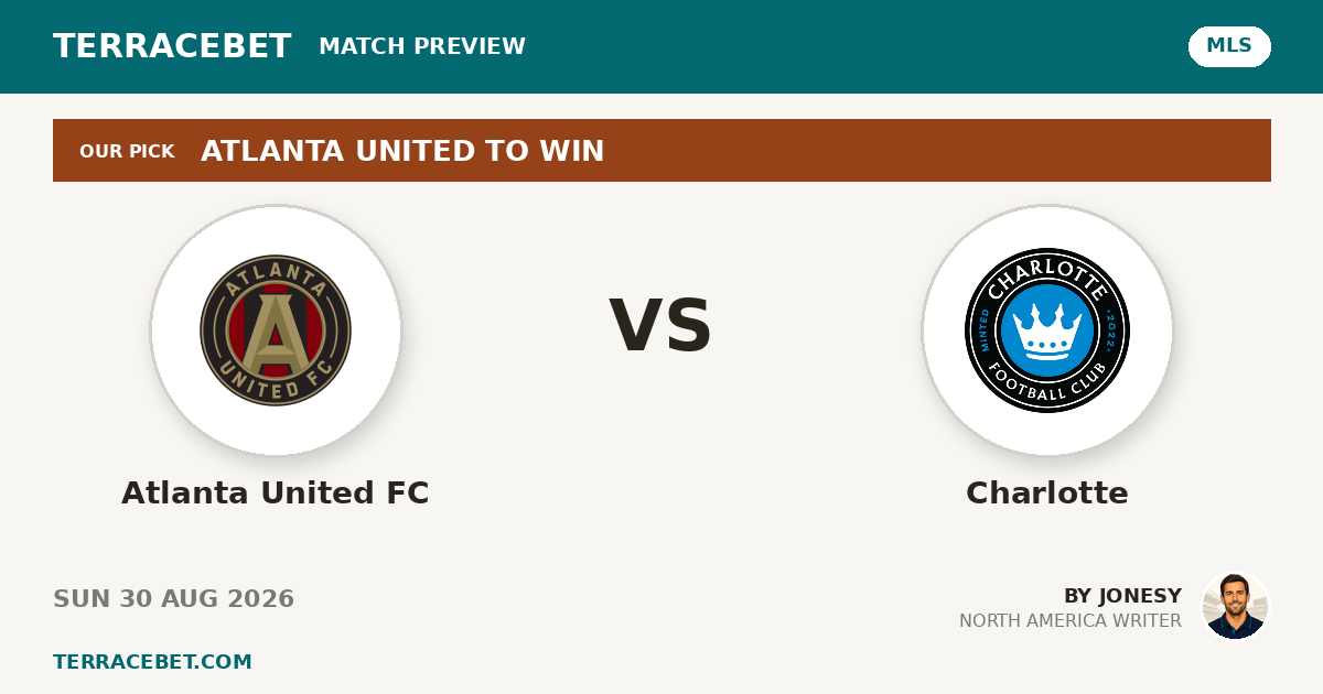 Atlanta United FC vs Charlotte preview by Jonesy for TerraceBet
