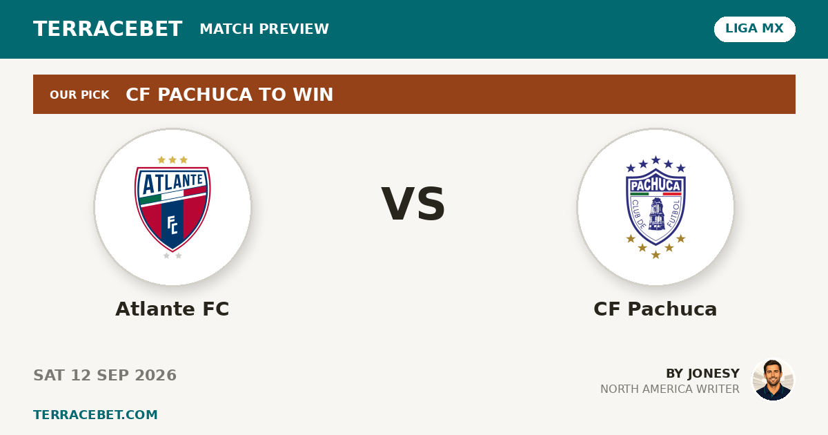 Atlante FC vs CF Pachuca preview by Jonesy for TerraceBet