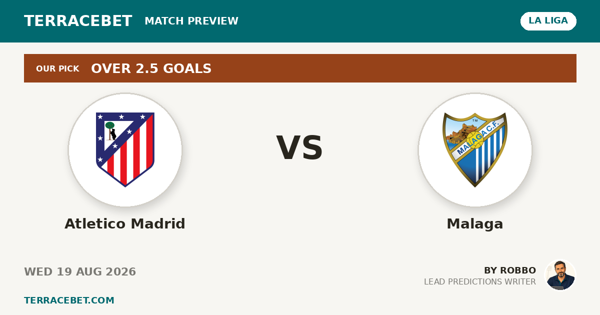 Atletico Madrid vs Malaga preview by Robbo for TerraceBet