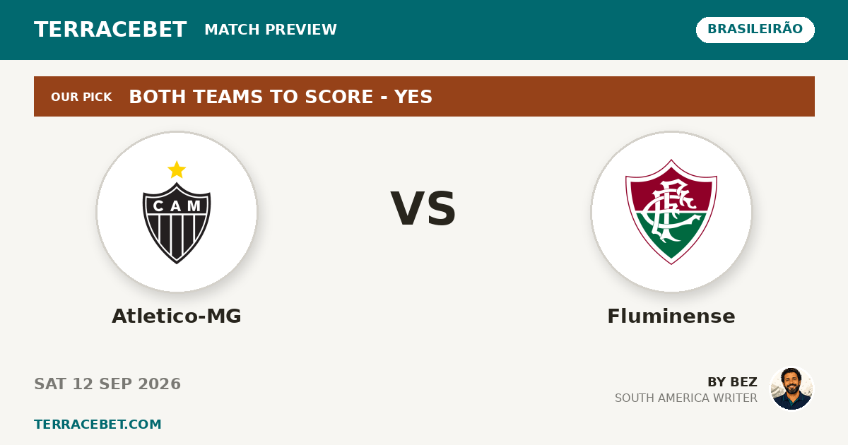 Atletico-MG vs Fluminense preview by Bez for TerraceBet