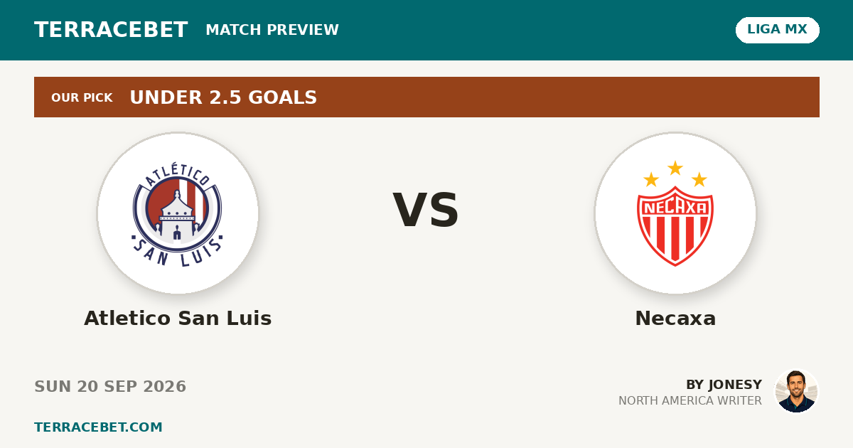 Atletico San Luis vs Necaxa preview by Jonesy for TerraceBet