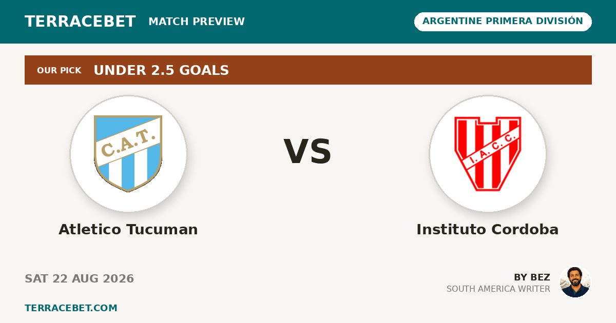 Atletico Tucuman vs Instituto Cordoba preview by Bez for TerraceBet