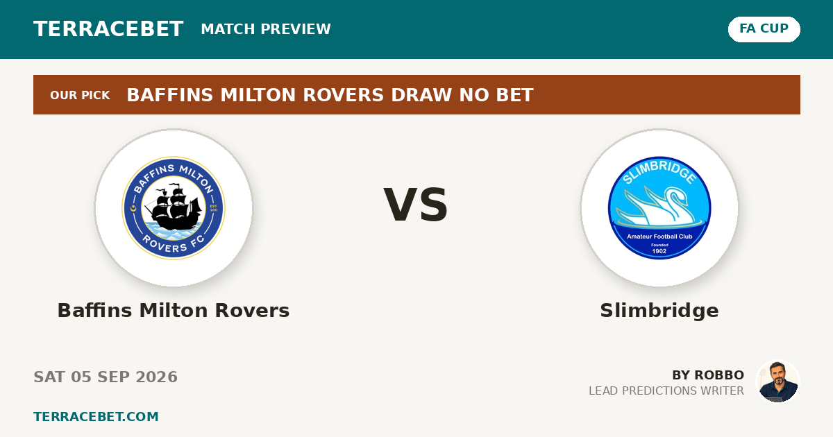 Baffins Milton Rovers vs Slimbridge preview by Robbo for TerraceBet