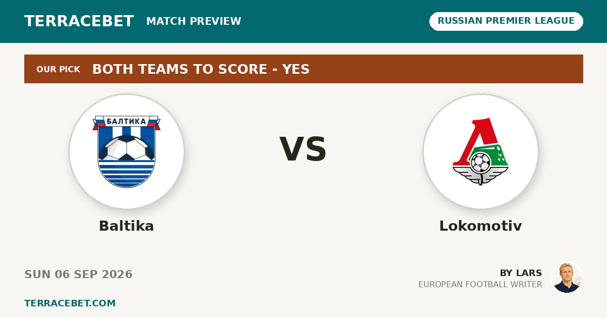 Baltika vs Lokomotiv preview by Lars for TerraceBet