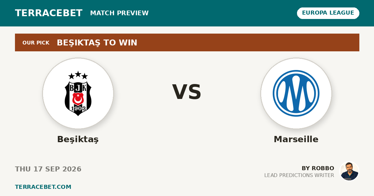 Beşiktaş vs Marseille preview by Robbo for TerraceBet
