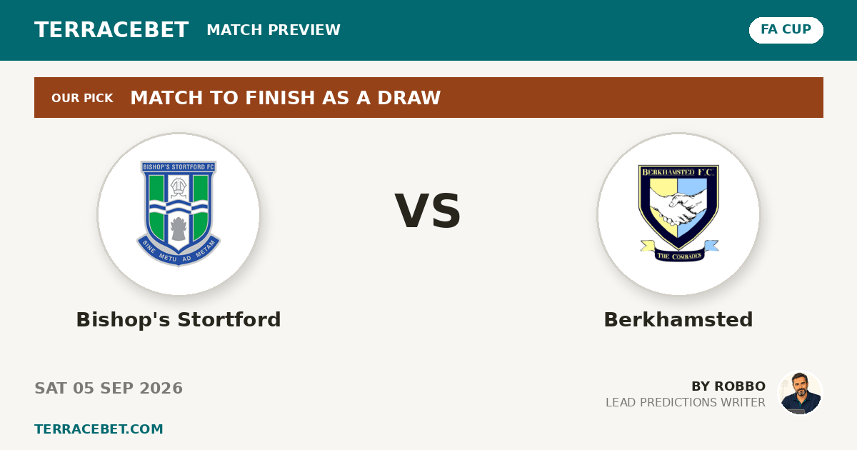 Bishop's Stortford vs Berkhamsted preview by Robbo for TerraceBet
