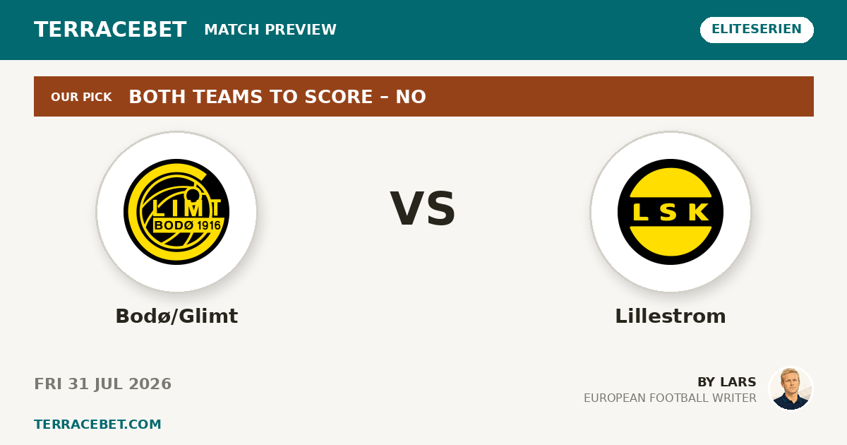 Bodø/Glimt vs Lillestrom preview by Lars for TerraceBet