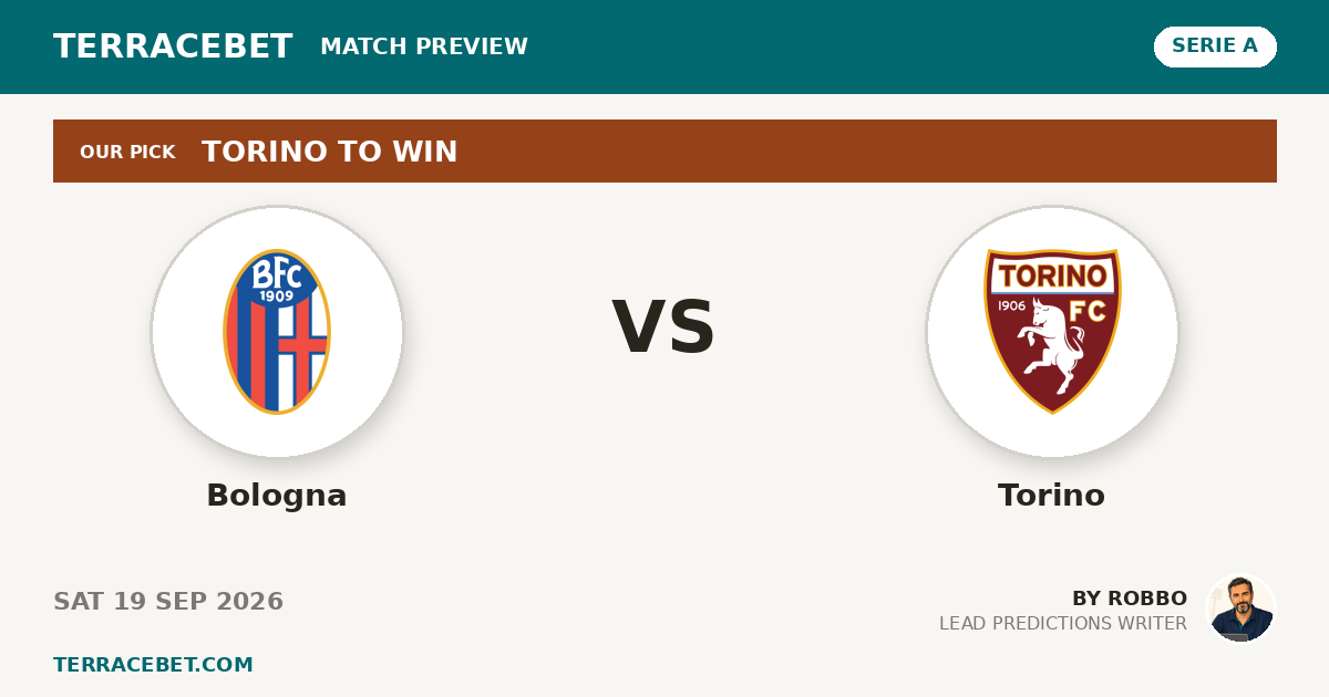 Bologna vs Torino preview by Robbo for TerraceBet