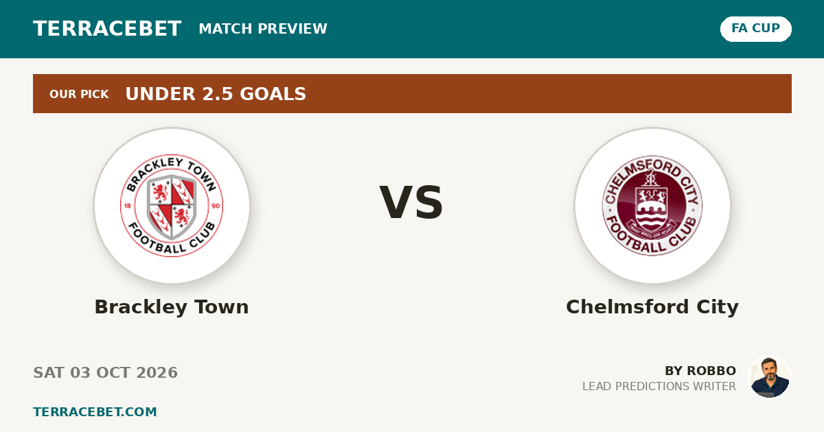 Brackley Town vs Chelmsford City preview by Robbo for TerraceBet