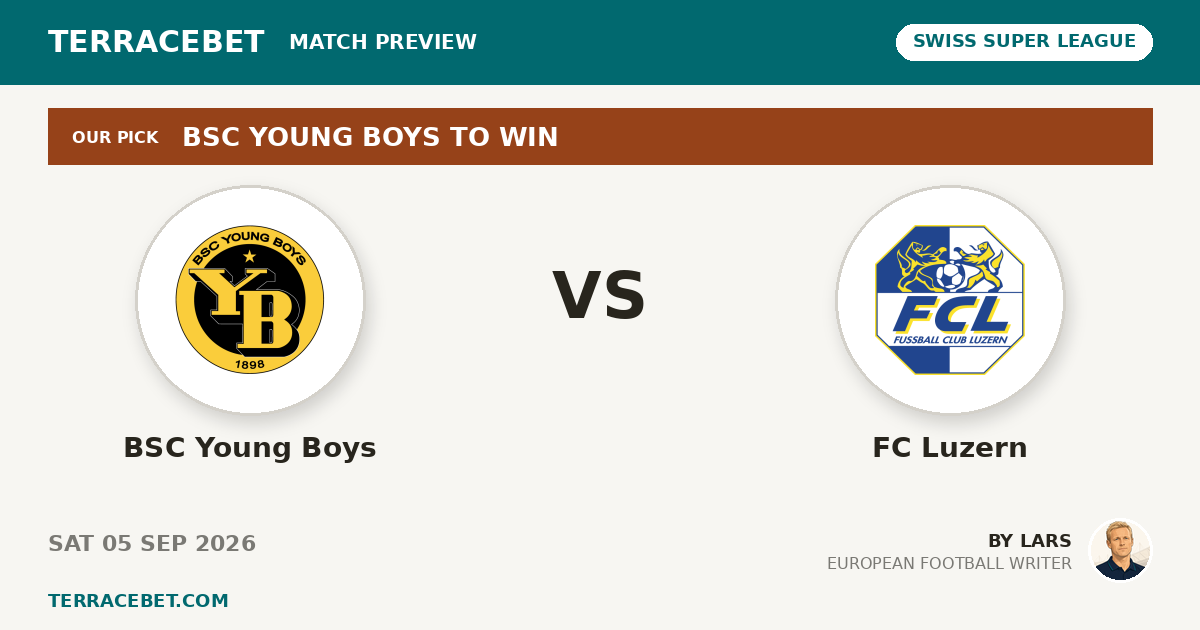 BSC Young Boys vs FC Luzern preview by Lars for TerraceBet