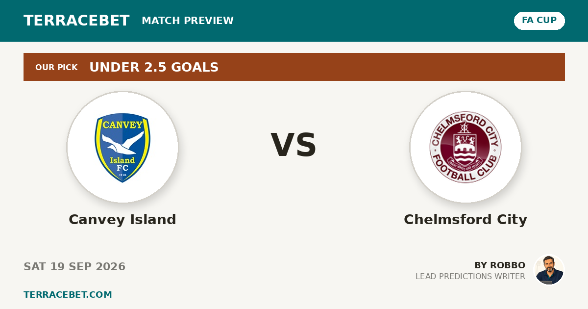 Canvey Island vs Chelmsford City preview by Robbo for TerraceBet