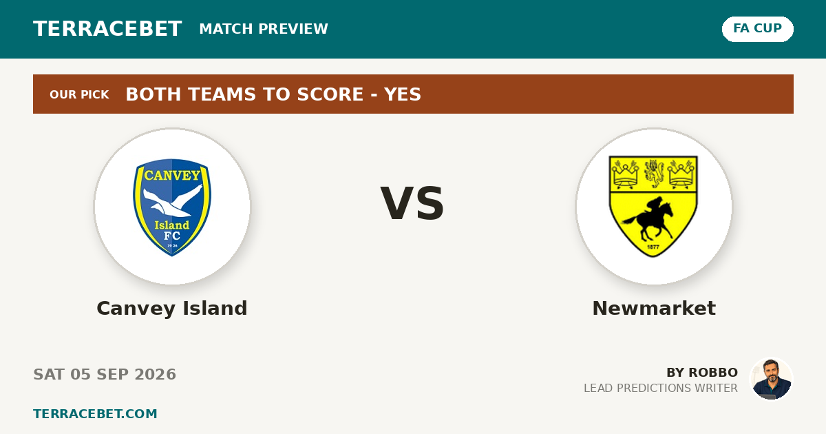 Canvey Island vs Newmarket preview by Robbo for TerraceBet