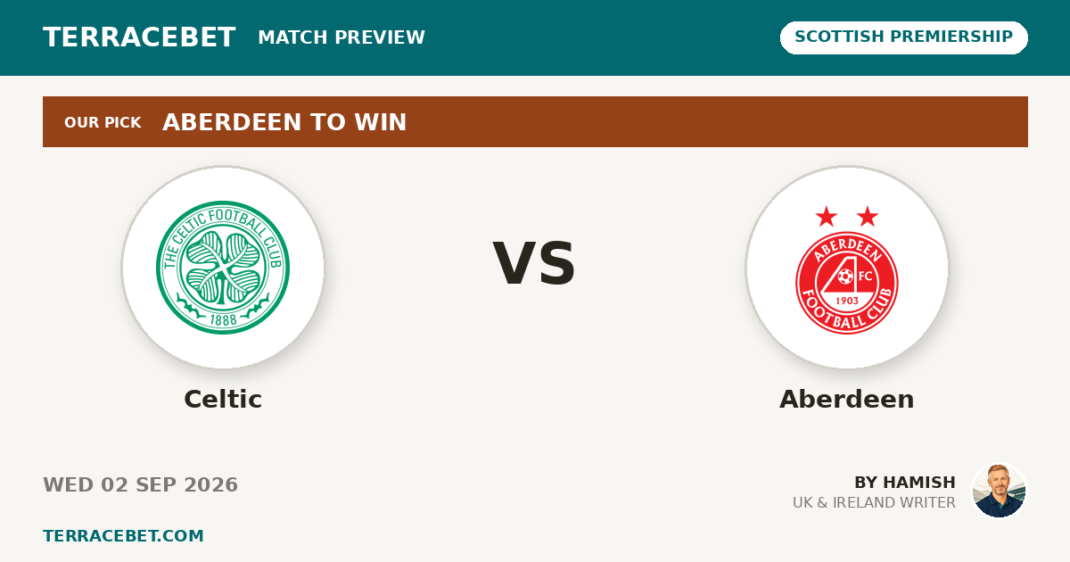 Celtic vs Aberdeen preview by Hamish for TerraceBet