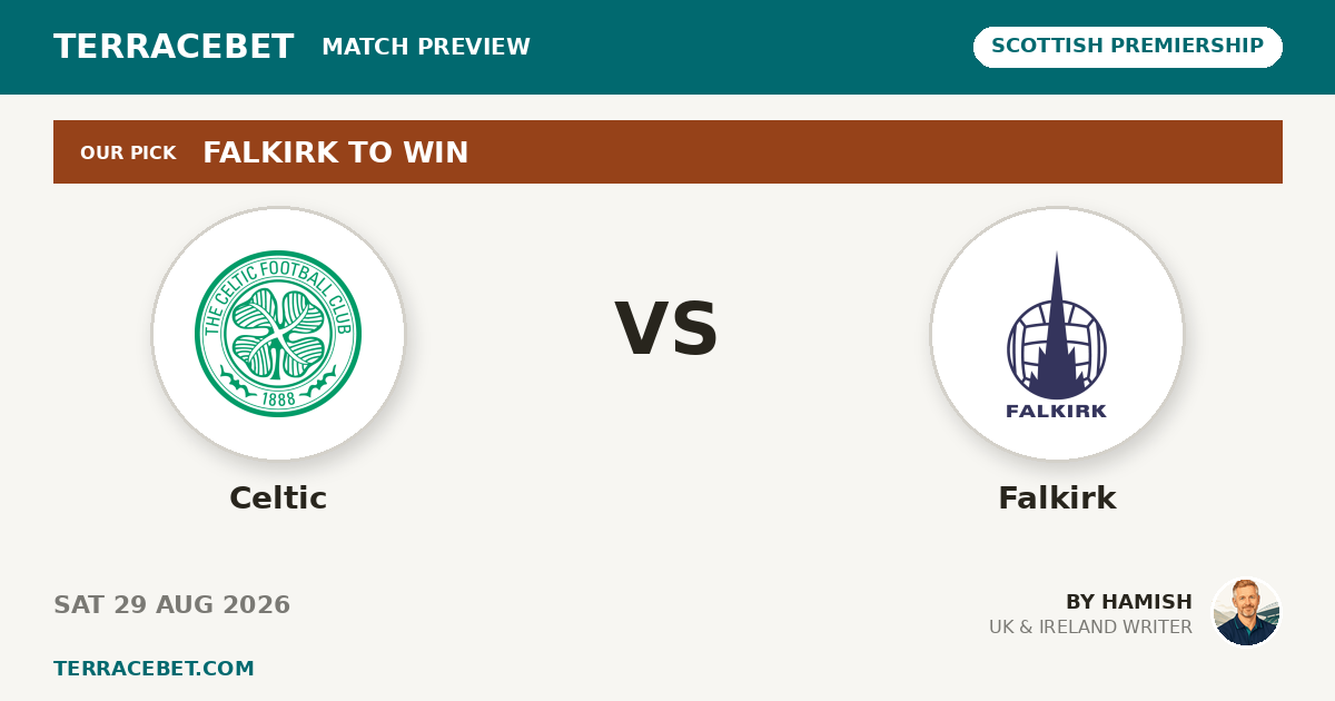 Celtic vs Falkirk preview by Hamish for TerraceBet