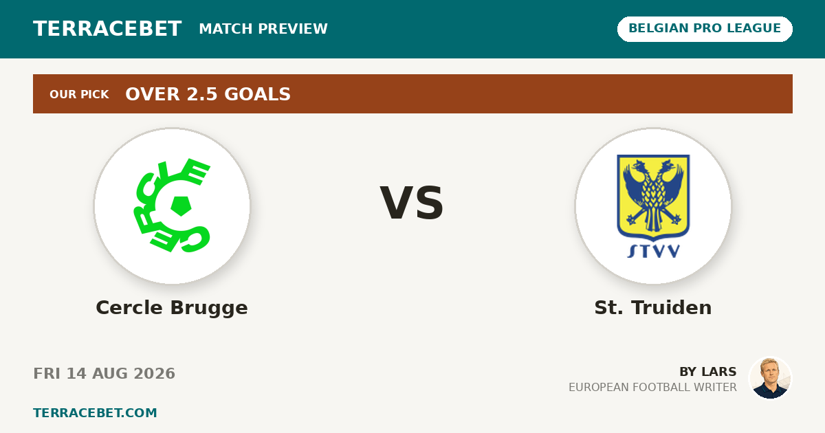 Cercle Brugge vs St. Truiden preview by Lars for TerraceBet
