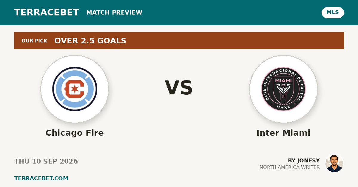 Chicago Fire vs Inter Miami preview by Jonesy for TerraceBet