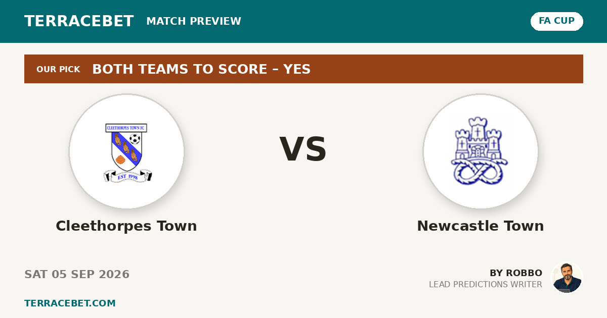 Cleethorpes Town vs Newcastle Town preview by Robbo for TerraceBet