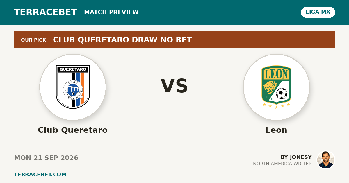 Club Queretaro vs Leon preview by Jonesy for TerraceBet