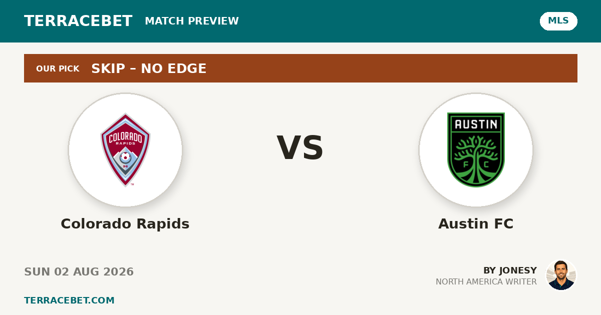 Colorado Rapids vs Austin FC preview by Jonesy for TerraceBet