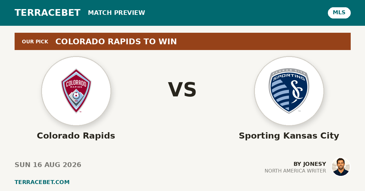 Colorado Rapids vs Sporting Kansas City preview by Jonesy for TerraceBet