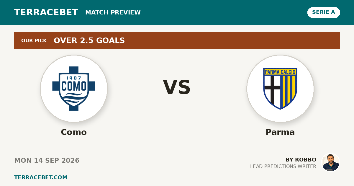 Como vs Parma preview by Robbo for TerraceBet