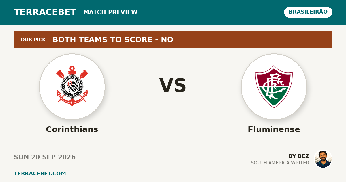 Corinthians vs Fluminense preview by Bez for TerraceBet