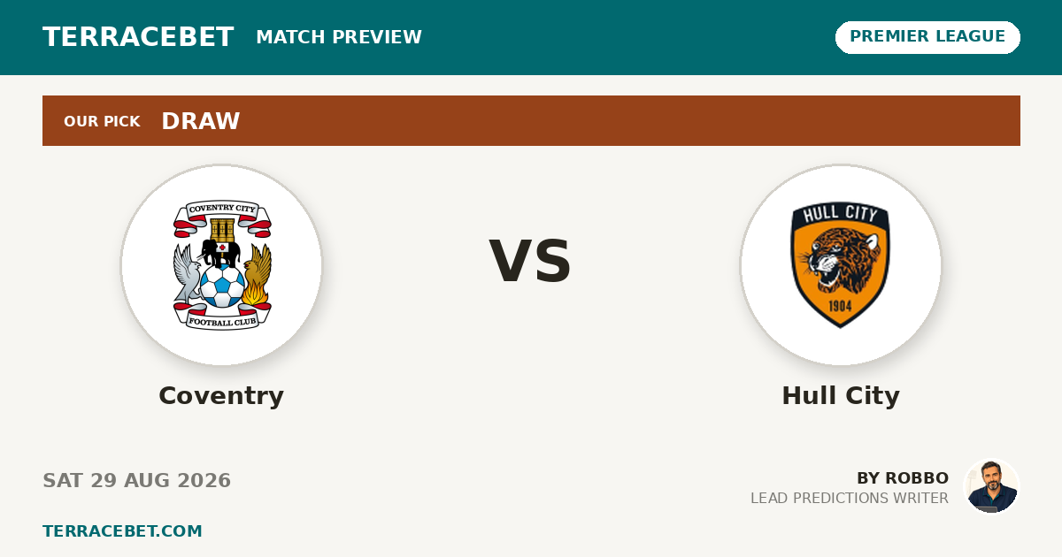 Coventry vs Hull City preview by Robbo for TerraceBet