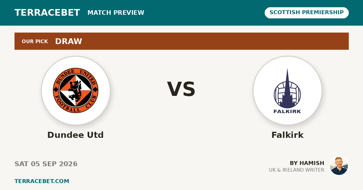Dundee Utd vs Falkirk preview by Hamish for TerraceBet