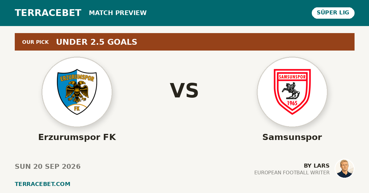 Erzurumspor FK vs Samsunspor preview by Lars for TerraceBet