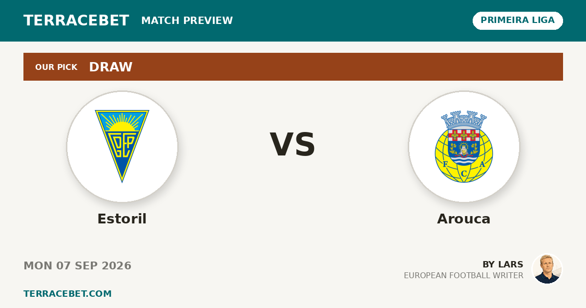 Estoril vs Arouca preview by Lars for TerraceBet
