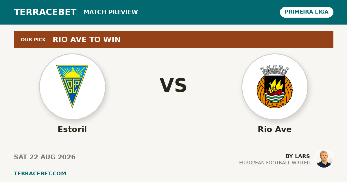Estoril vs Rio Ave preview by Lars for TerraceBet