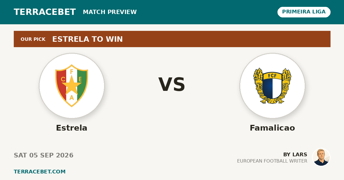 Estrela vs Famalicao preview by Lars for TerraceBet