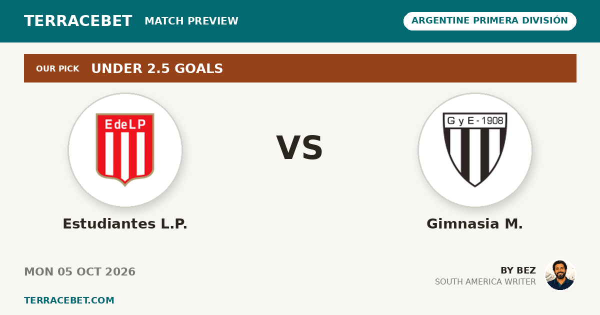 Estudiantes L.P. vs Gimnasia M. preview by Bez for TerraceBet