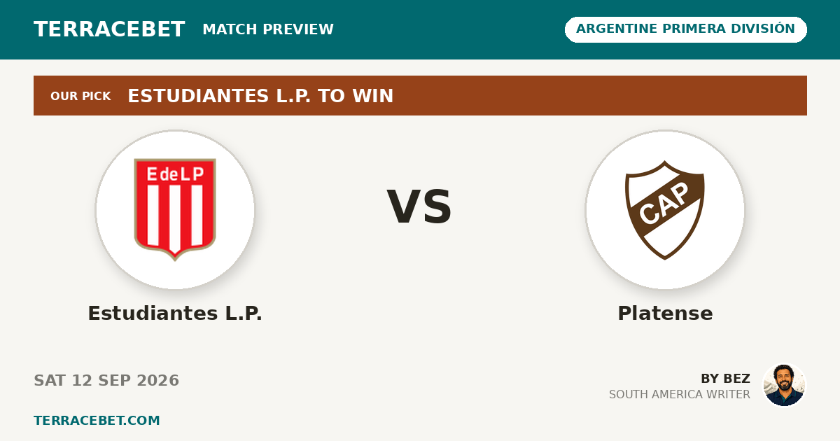 Estudiantes L.P. vs Platense preview by Bez for TerraceBet