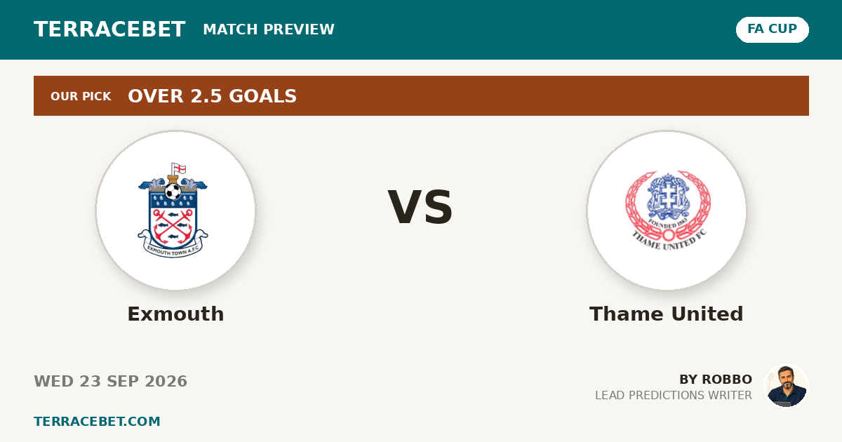 Exmouth vs Thame United preview by Robbo for TerraceBet