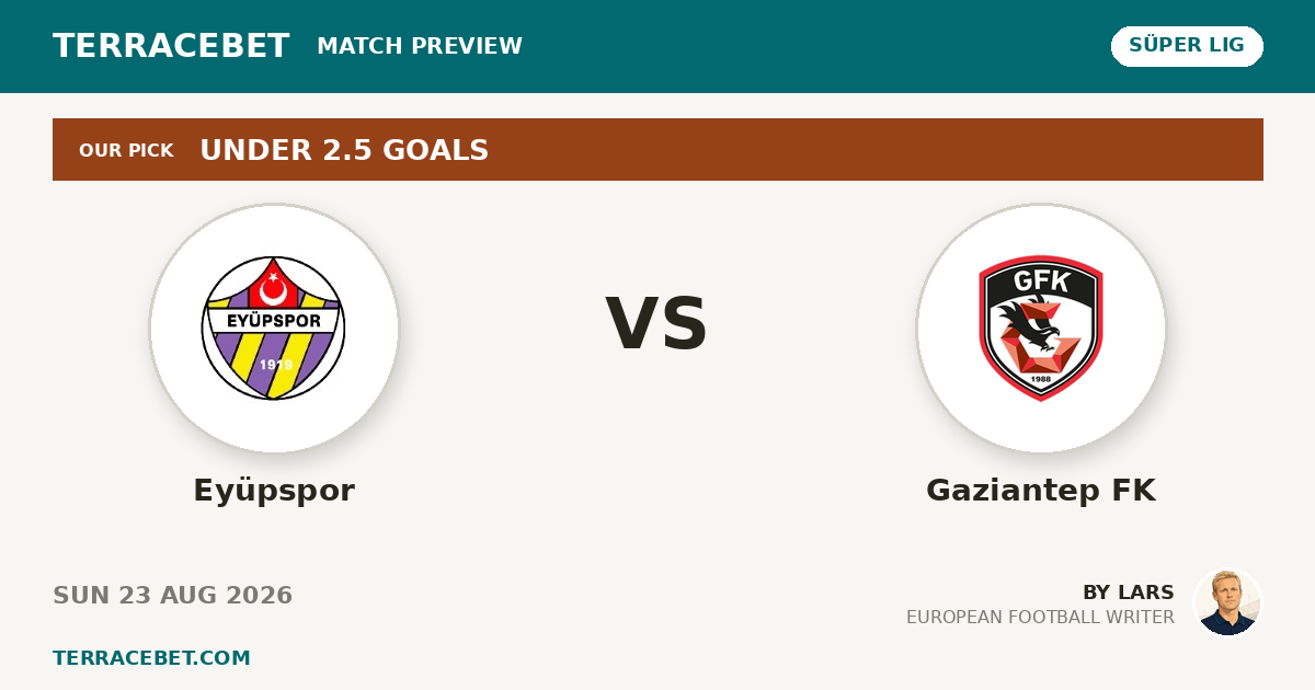 Eyüpspor vs Gaziantep FK preview by Lars for TerraceBet