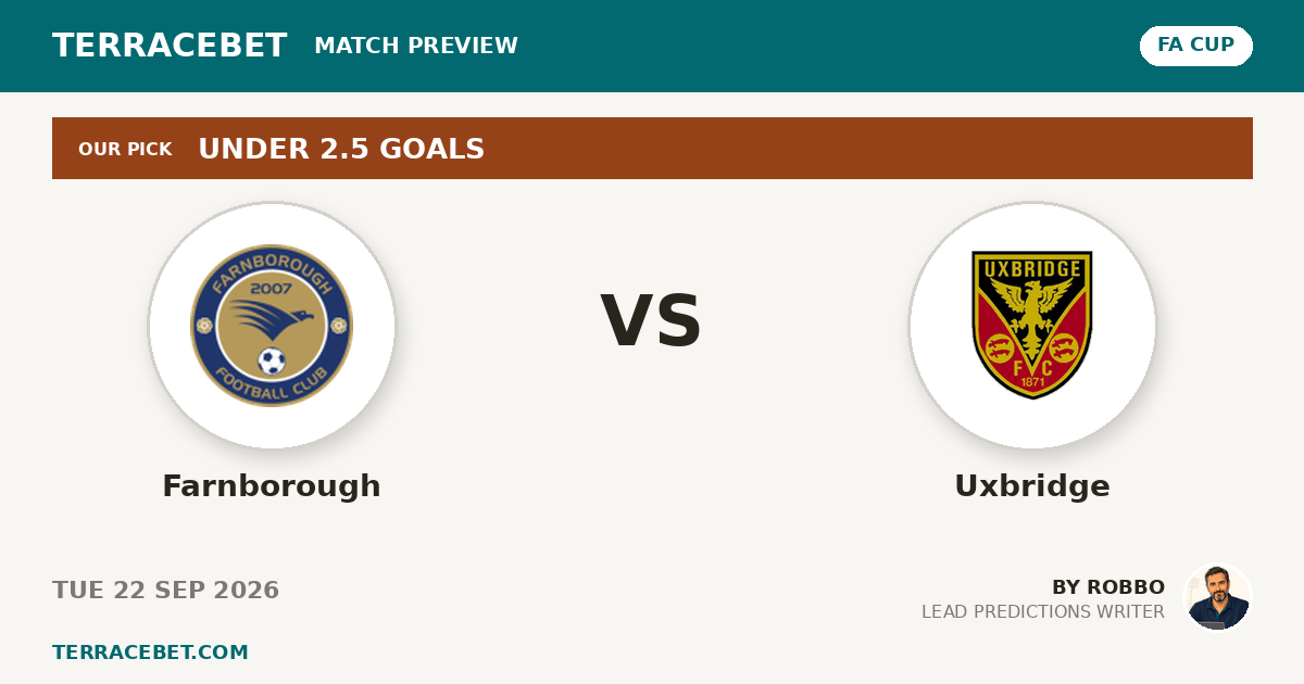 Farnborough vs Uxbridge preview by Robbo for TerraceBet
