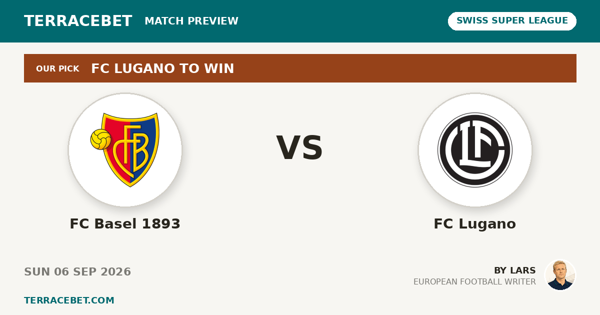 FC Basel 1893 vs FC Lugano preview by Lars for TerraceBet