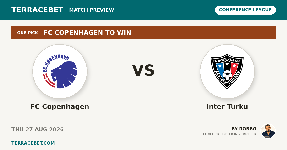 FC Copenhagen vs Inter Turku preview by Robbo for TerraceBet